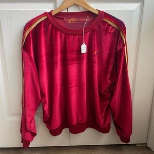 Aviator Nation velvet sweatshirt